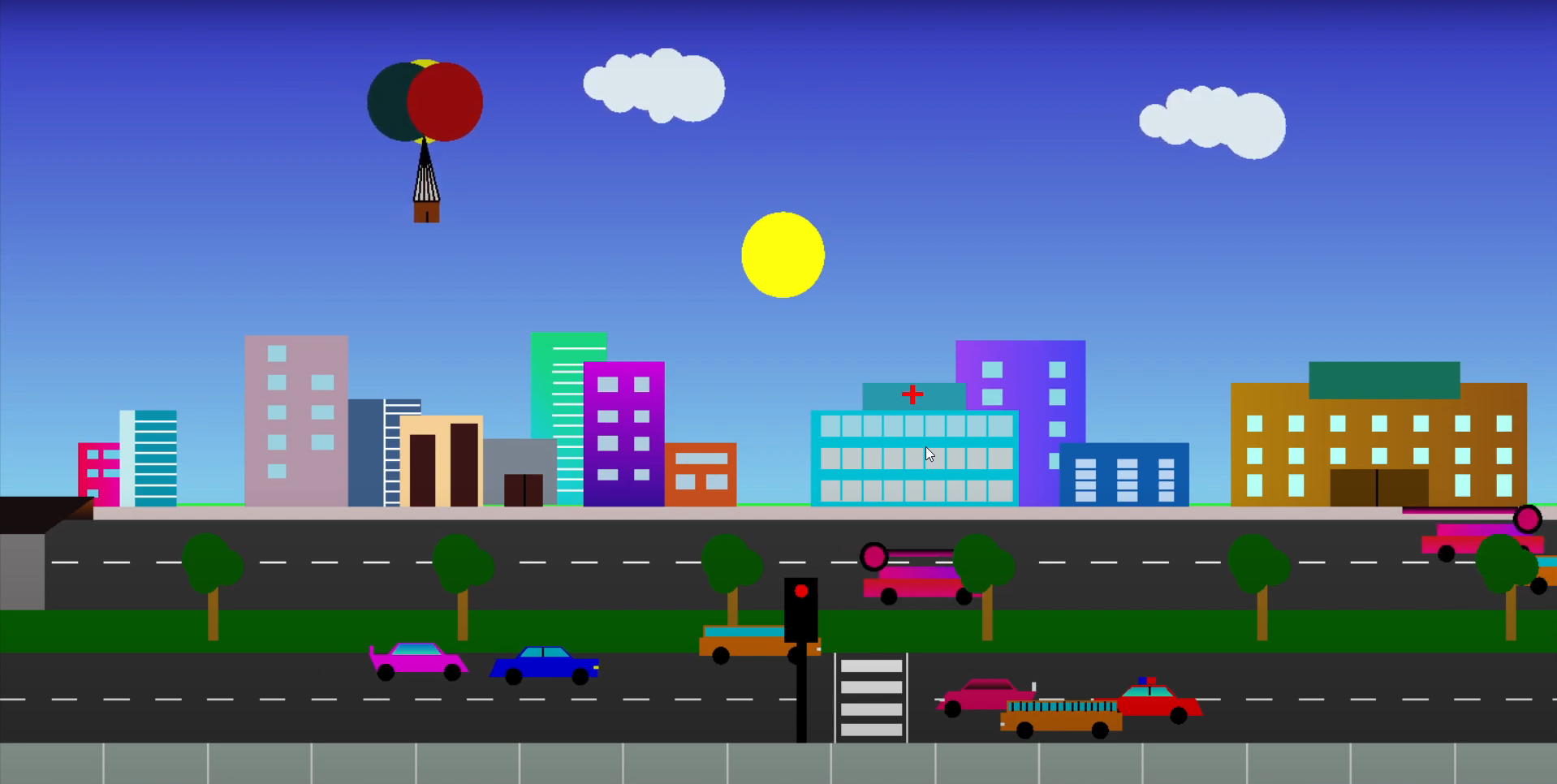 Screenshot of Safety First Road System project