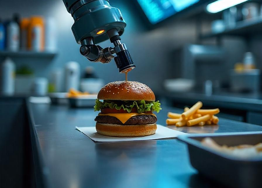 Screenshot of Automated Food & Beverage Service project